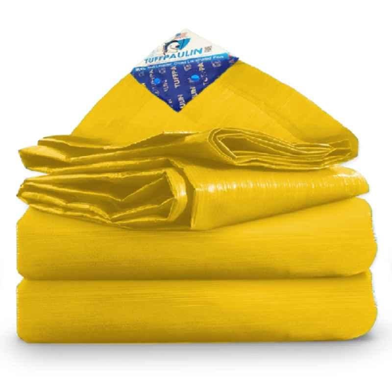 TUFFPAULIN 40x24ft 120 GSM Polyethylene Yellow Tarpaulin