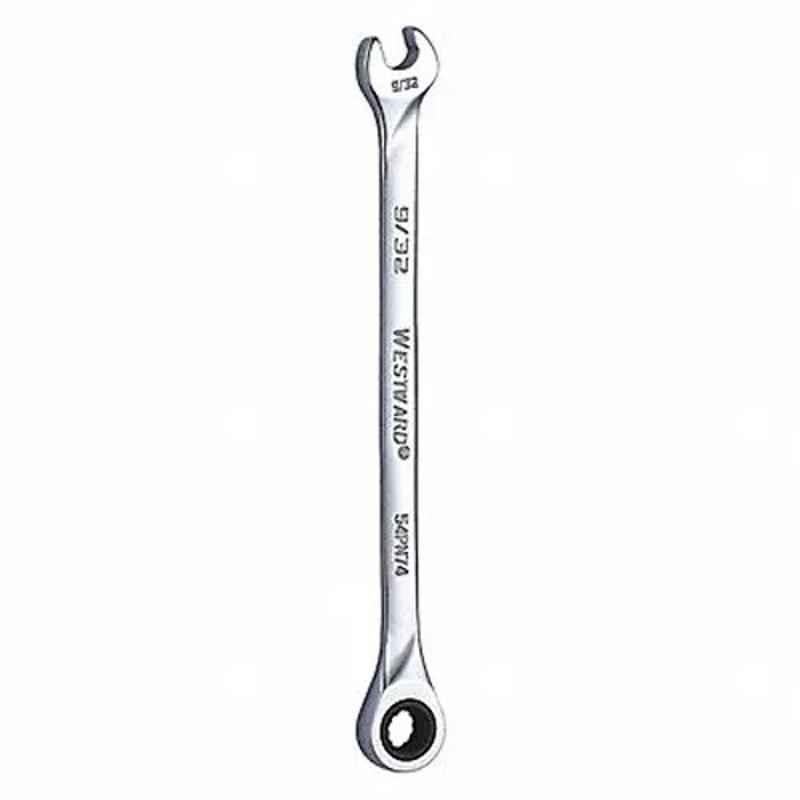 Westward 5-7/8 inch Alloy Steel Chrome Ratchet Wrench, 54PN74
