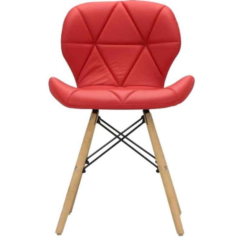 Modern India Seating Red Velvet Dining Chair, MISPC34