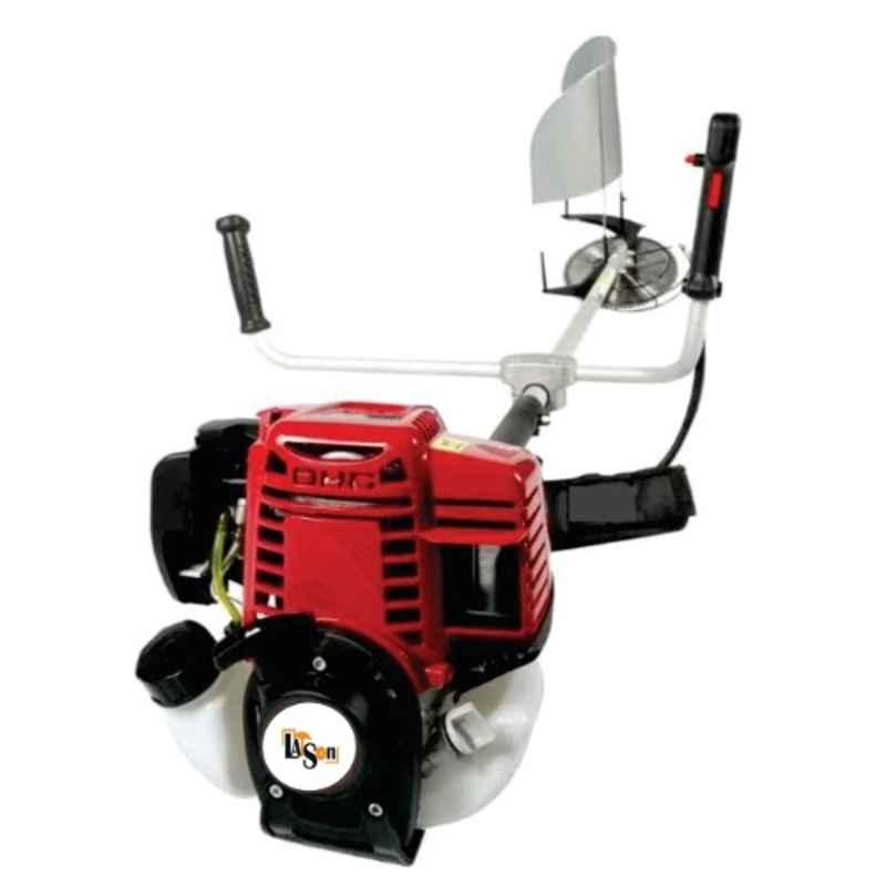 Latson Bajaj Super BX-35S 1.5HP 4 Stroke 35cc Engine Operated Side Pack Brush Cutter with Nylon Rope Trimmer, MTAK-EN-BR-1477