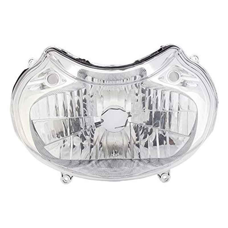 Uno Minda 35W Hard Coated Lens Head Light without Wire for Bajaj Discover 125, CR-017-HLU