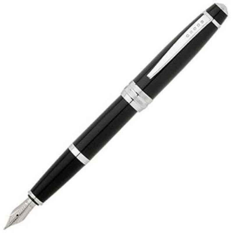 Cross Blue Ink Bailey Black Lacquer Fountain Pen