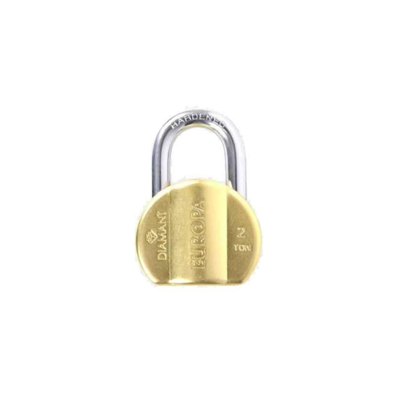 Europa 11mm 14 Pin Brass Matt Diamant Padlock with DLSB Technology, L365