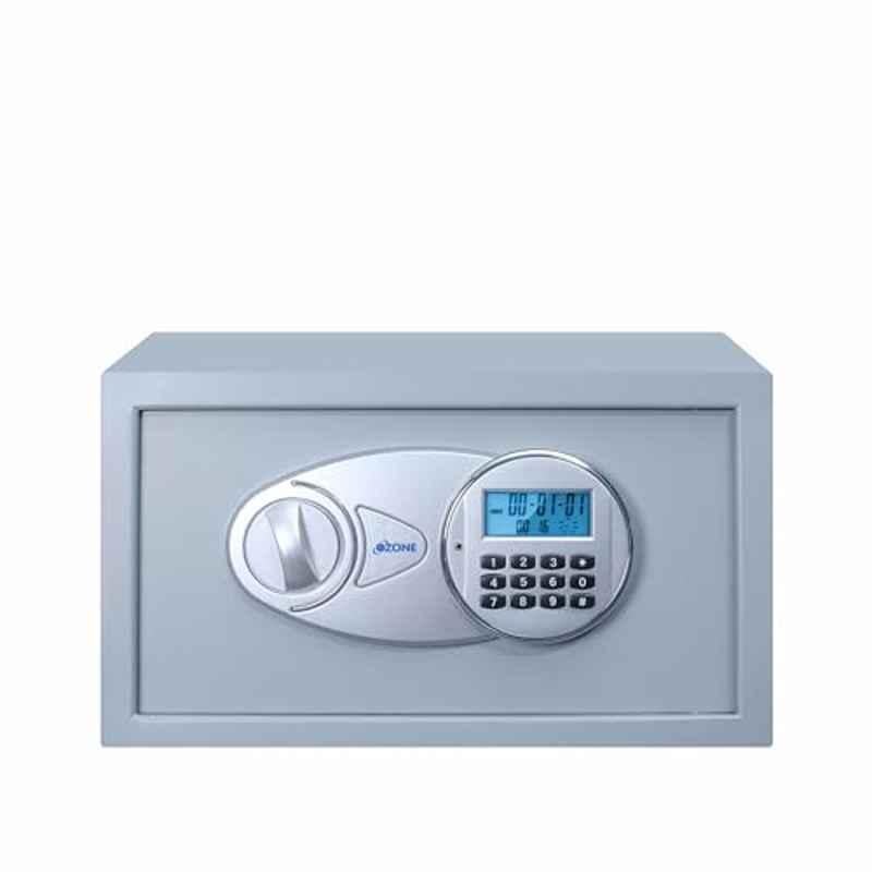 Ozone Tusker-10 10L 200x350x200mm Steel Grey Digital Safe with Pin Code & Key Access