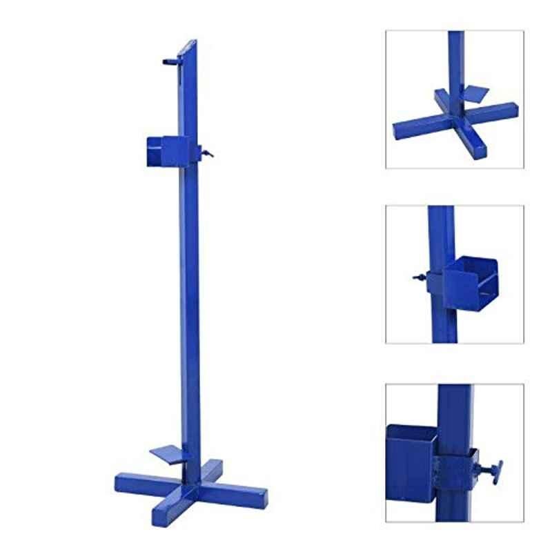 SEL Steel Blue Foot Operated Hand Sanitizer & Soap Stand