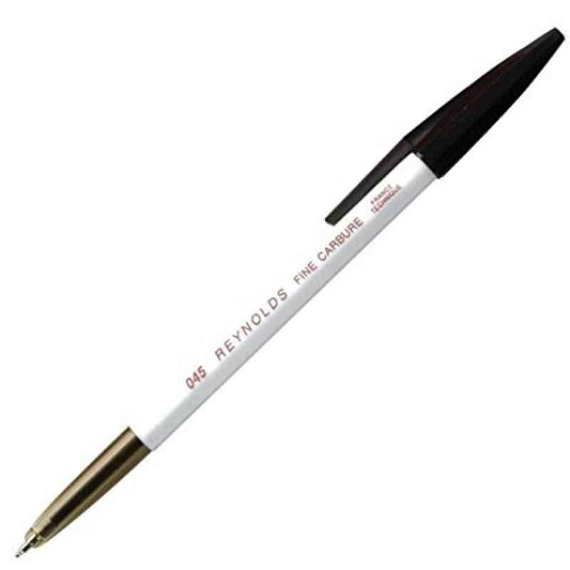 Reynolds 045 Fine Carbure Black Ball Pen (Pack of 50)