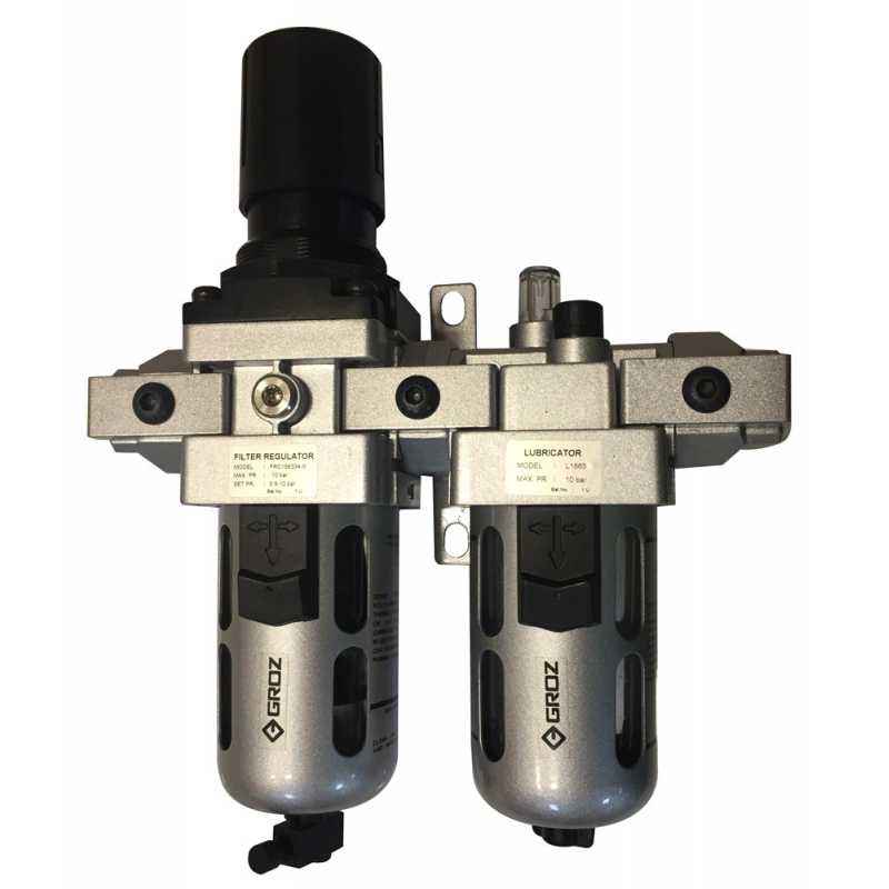 Groz Filter Regulator & Lubricator, FRCLM156334-S/G