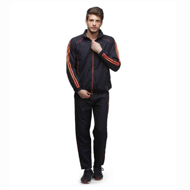 Abloom 133 Navy Blue & Orange Tracksuit, Size: XL