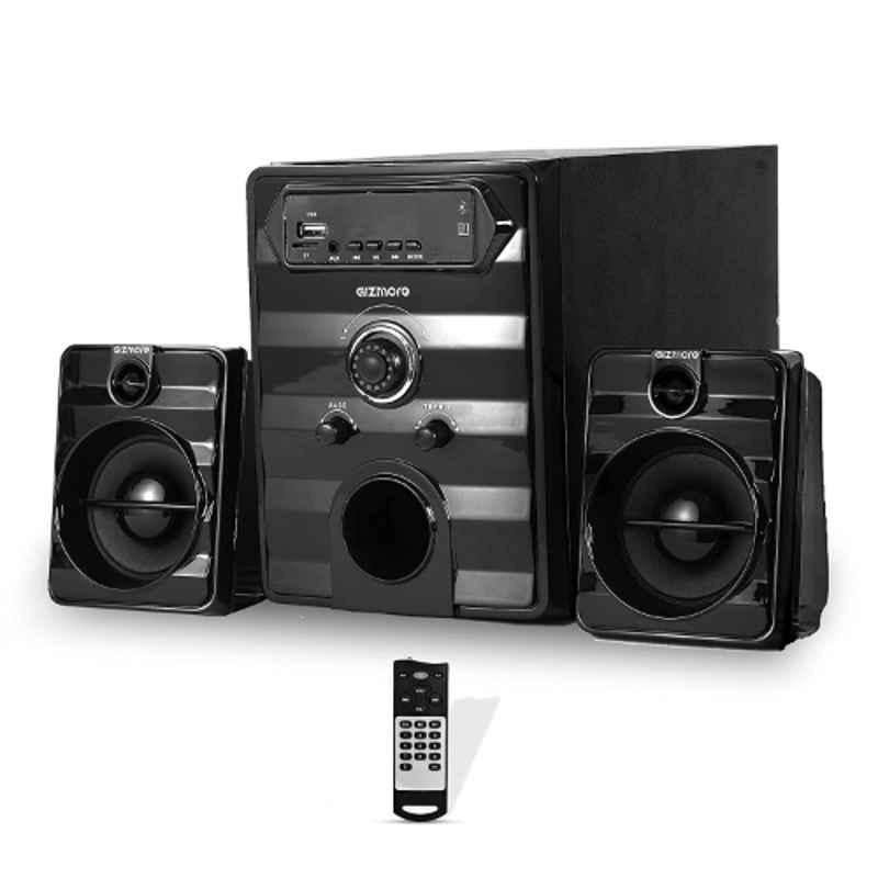 Gizmore GIZ TRIO 2112 PRO 30W Black 2.1 Channel Multimedia Speaker with Remote Control