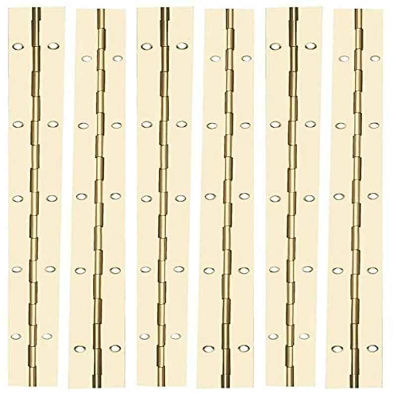 Screwtight 23.5 inch Iron Continuous Cabinet Butt Hinge, S170802EB-6 (Pack of 6)