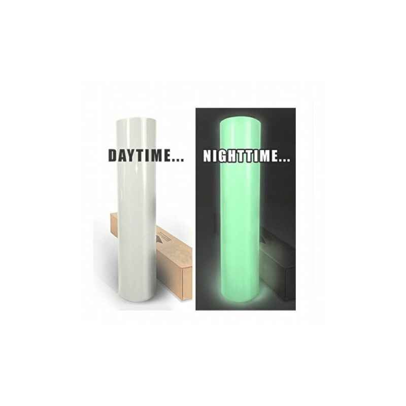 Clickforsign 1 Feet Glow In Dark Vinyl Sheet, Length: 1 ft