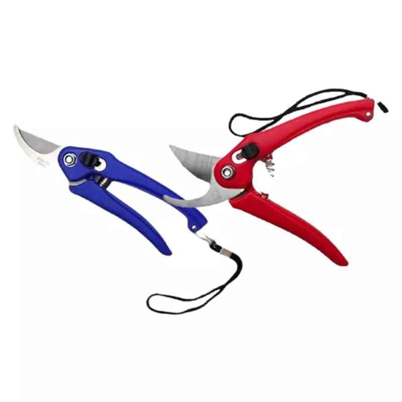 Sky Blue 0.98 inch Iron Bypass Pruner, SBPRUNERMDX0211 (Pack of 2)