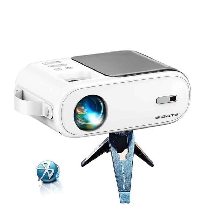 Egate i9 Pro 1800lm LED Projector HD 720p Native| 1080p Support| Bluetooth + USB + HDMI| 150" Screen| Digital Zoom + Vertical Keystone| Tripod| Ei9027
