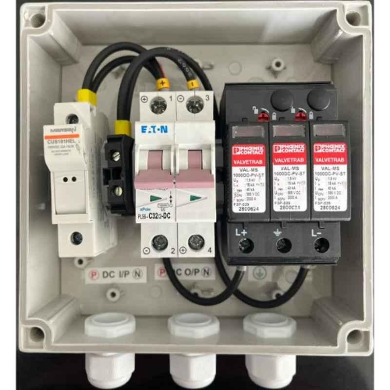 Daystar 1 in 1 Out 1000V Solar DC Distribution Box with 16A/2P DC MCB, DC SPD & 15A DC Fuse