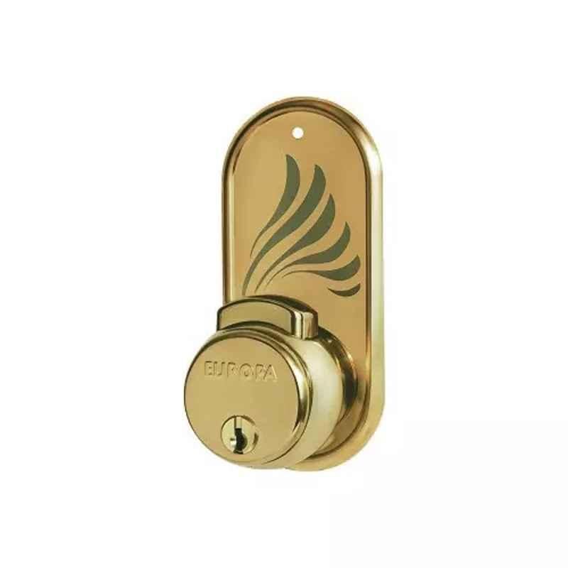 Europa 17.8mm Antique Brass 14 Pin Dimple Key Door Lock, C323