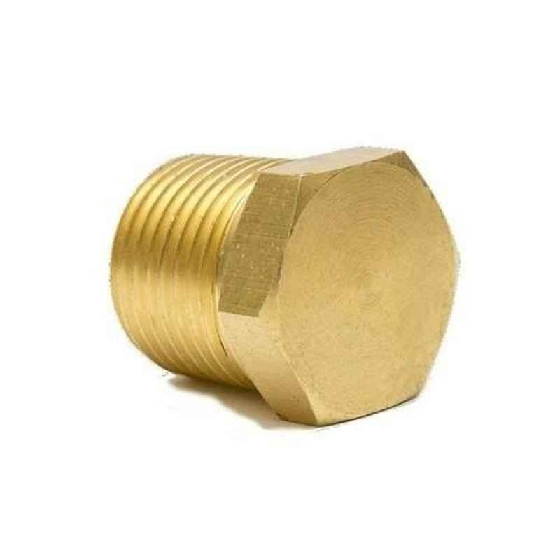 SFI 1/4 inch Brass Hex Plug