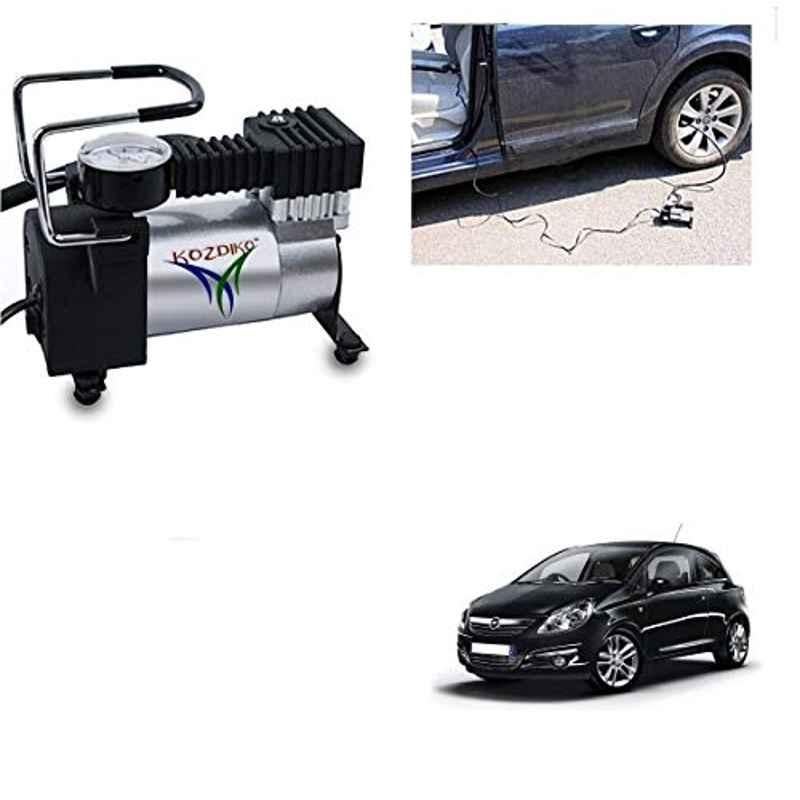 Kozdiko 12V DC Heavy Duty Metal Tyre Inflator for Opel Corsa, Tyre_Inflator_D57