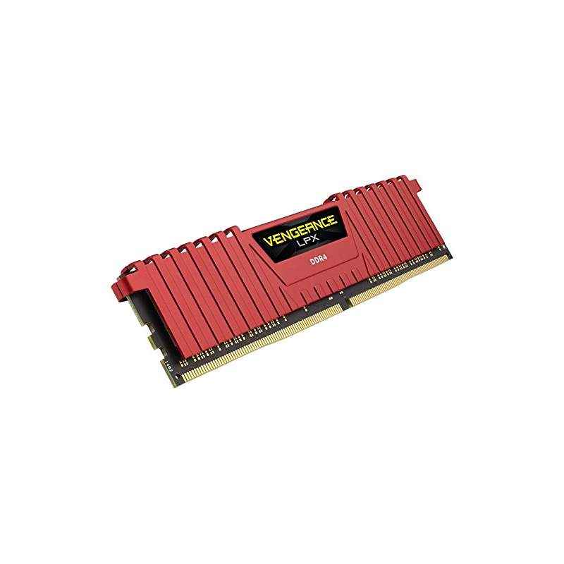 Corsair Vengeance LPX 4GB 2400MHz C16 Red Memory Kit, DDR4