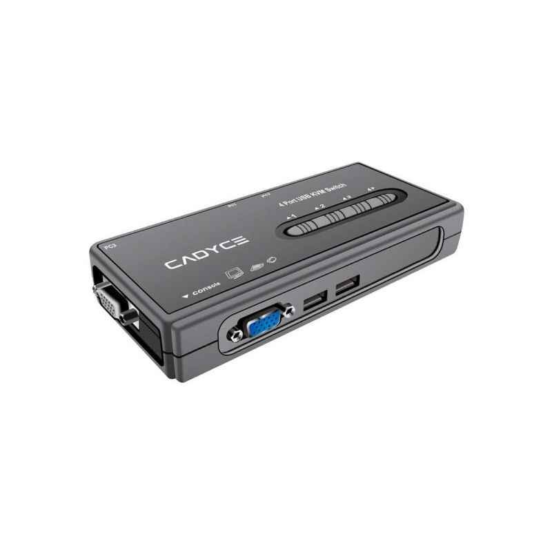 Cadyce 4-Port Desktop USB KVM Switch, CA-UK400