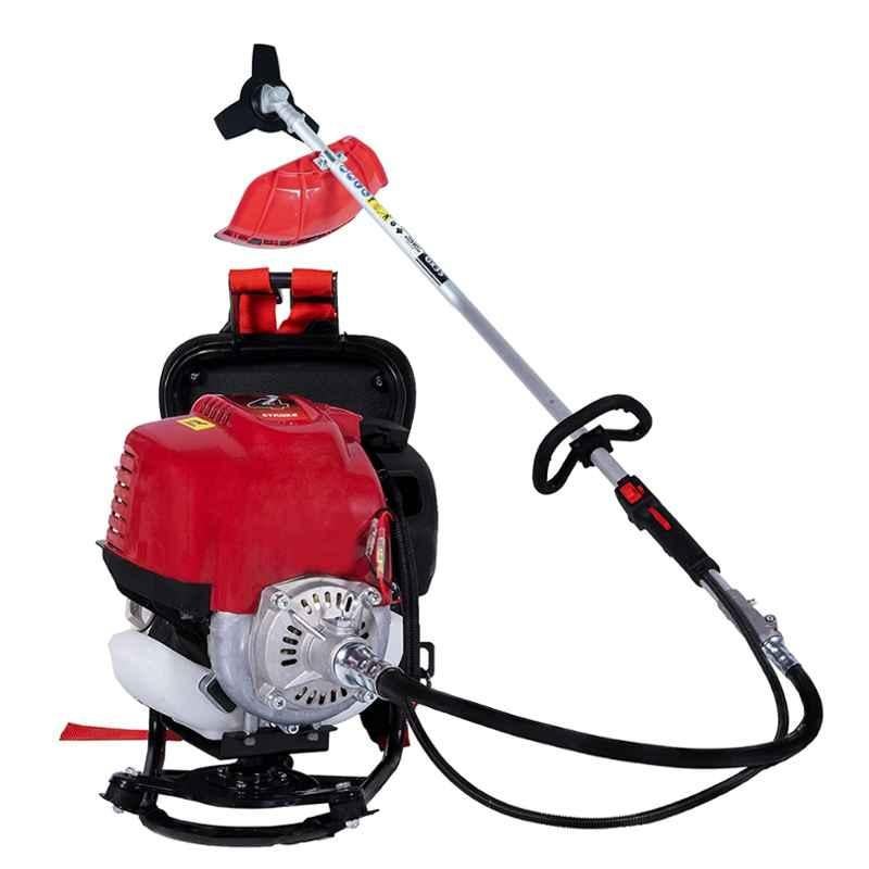 Balwaan BX-35B 35CC 4 Stroke Back Pack Crop Brush Cutter Machine with Tap N Go Cutter, 3T Blade & Free Nylon Rope, MTAK-EN-BR-697