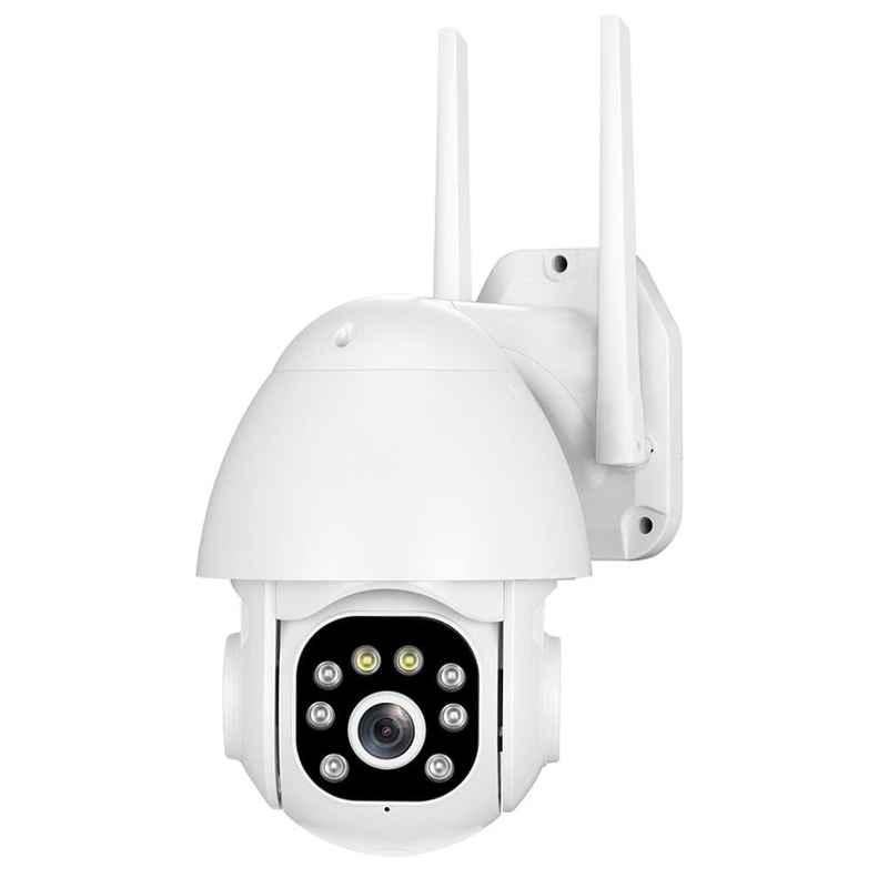 Maizic Smarthome Ultracam 3MP Outdoor PTZ WiFi Camera with Night Vision, NVR Compatible, Motion Detection & Red/Blue Light Alarm, SH030