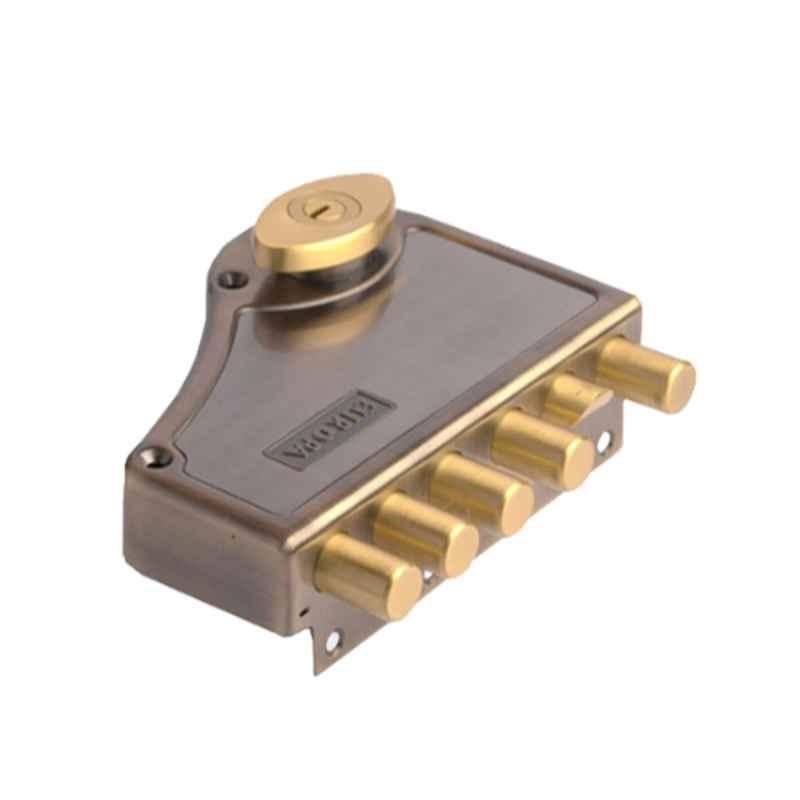 Europa 14 Pin Brass Main Door Lock with 4 Keys, H347 AB