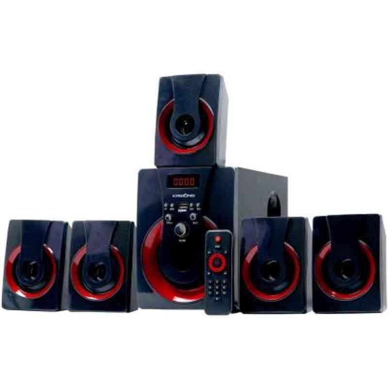 Krisons Redblast 5.1 Channel Black Bluetooth Home Theater