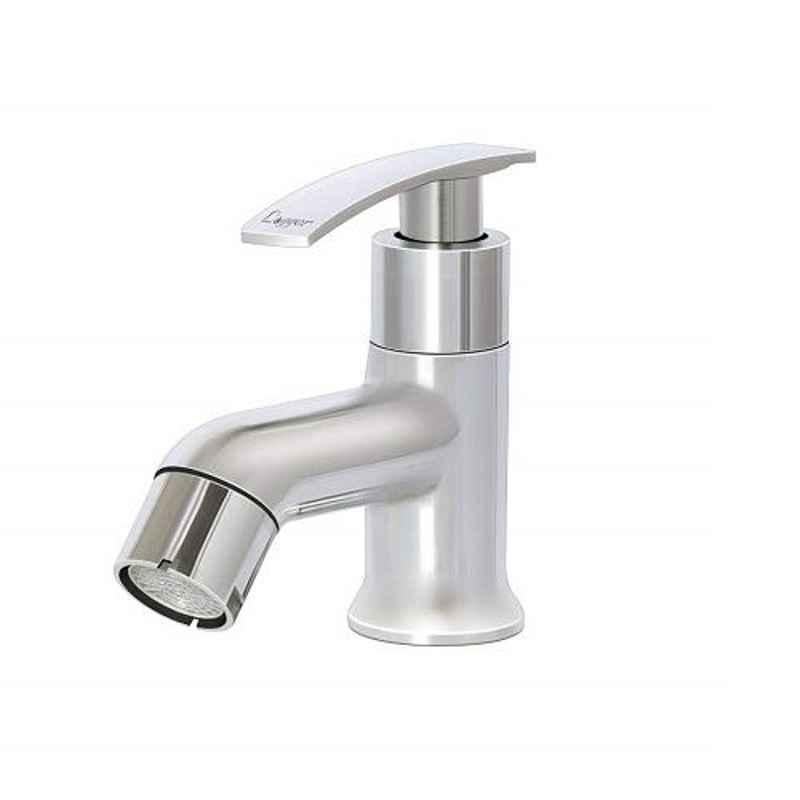 Logger Silver Brass Chrome Finish Pillar Cock, Wave-L2001001-1A