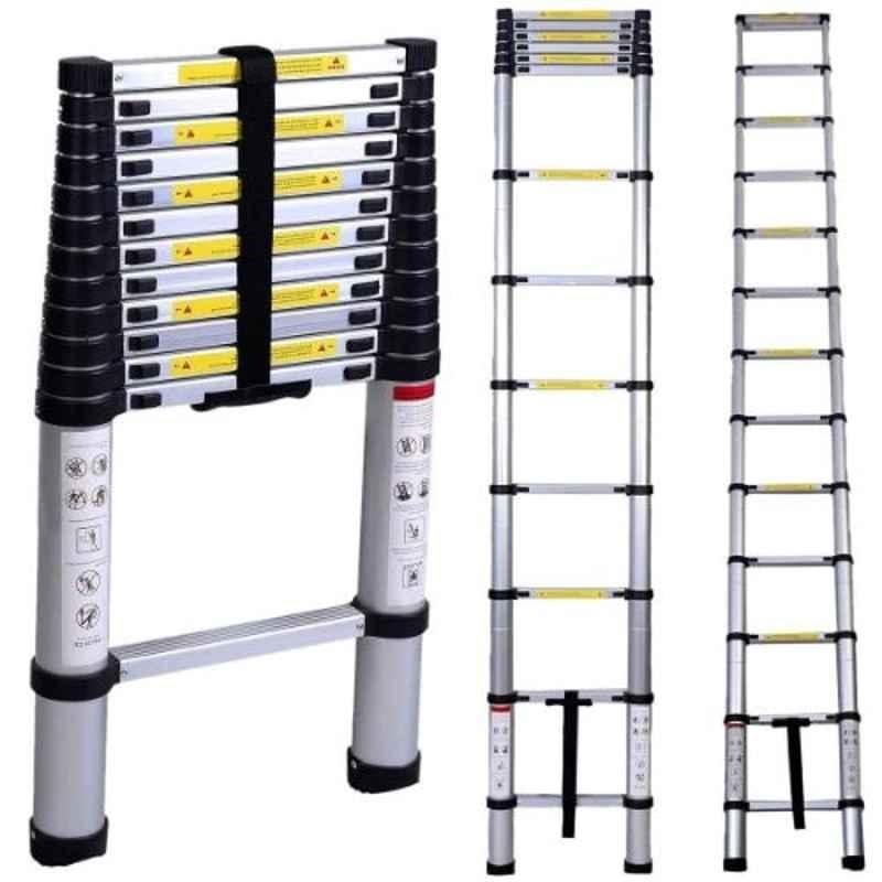 Bigapple 150kg 10 Step 2.9m Telescopic Aluminium Folding Step Ladder, BA-C290