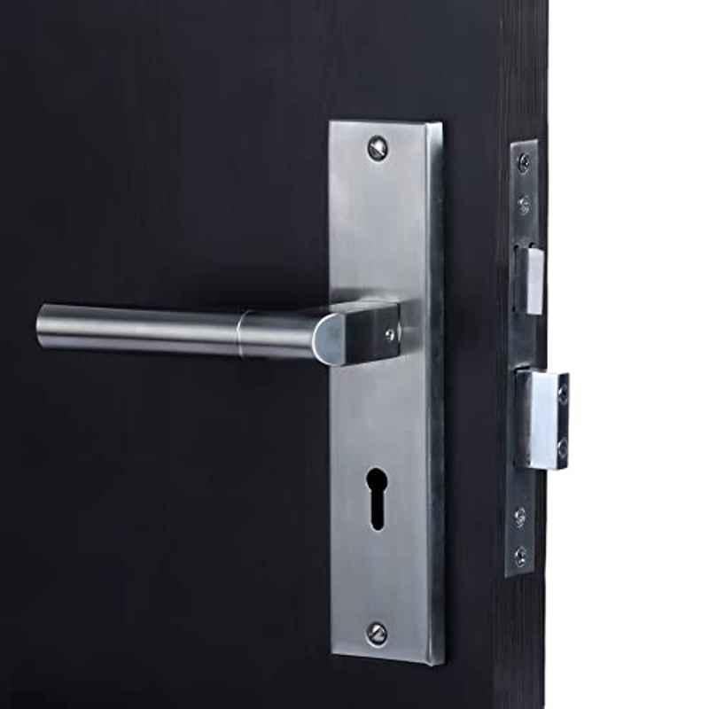 Saze 70mm â€ŽStainless Steel â€ŽMatt Finish Mortise Door Lock Set for Main Door, MG303