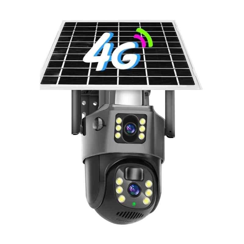 Maizic Smarthome Supercam+ 12MP 4K Outdoor Solar Powered Dual Lens 4G Wireless Camera with Color Night Vision & Human Detect, MSH-090424
