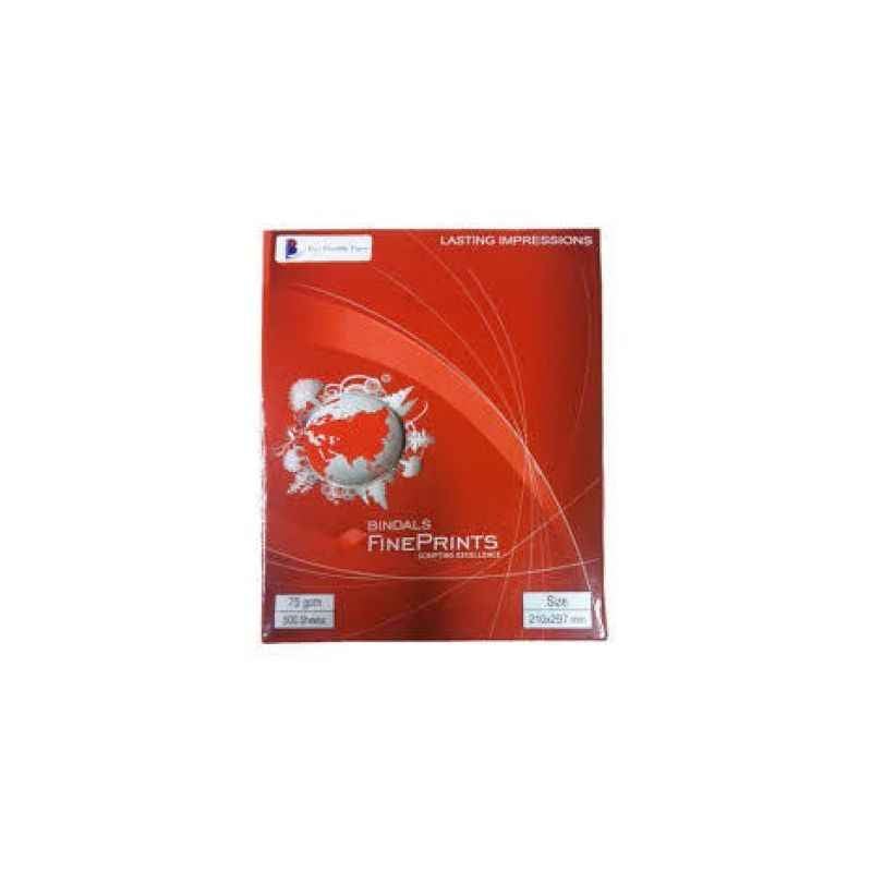 Bindal 75 GSM FS Size 500 Sheets White Legal Copier Paper (Pack of 10)