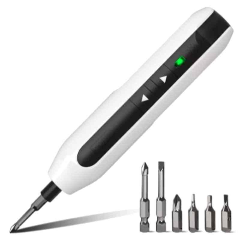 Deli 1.5Ah 250rpm ABS White Lithium-Ion Cordless Screwdriver, H901A