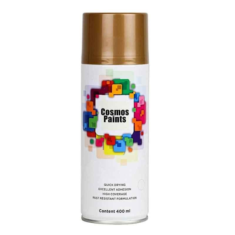 Cosmos 400ml Gold Spray Paint, 2595