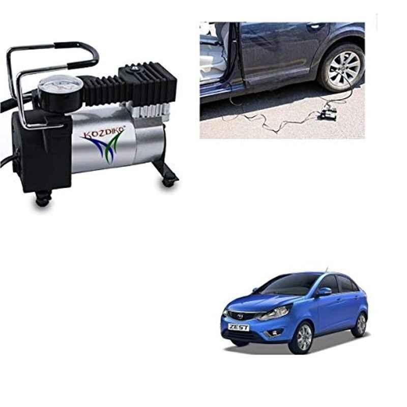 Kozdiko 12V DC Heavy Duty Metal Tyre Inflator for Tata Zest, Tyre_Inflator_D29