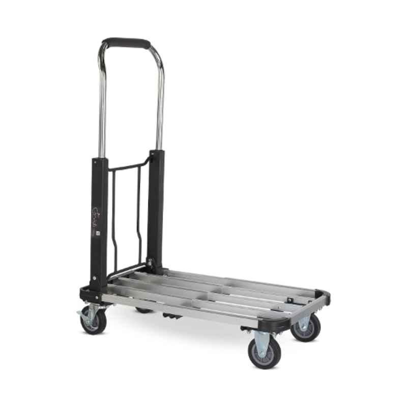 Corvids 150kg Aluminium Silver Portable Platform Trolley, CPT-AL150
