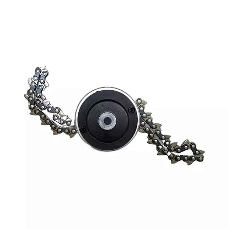 Orezen Metal Black Chain Type Trimmer Head for Brush Cutter, BC381
