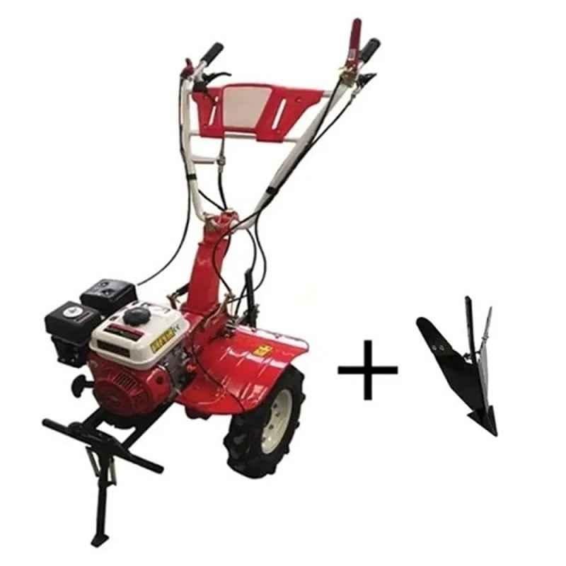Vinspire 7HP 212cc 4 Stroke Heavy Duty Gear Drive Petrol Power Tiller with Ridger, PTO Shaft & Accessories, VAPL-PW7P