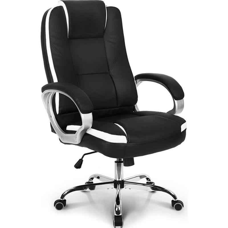 Mezonite High Back Cushioned Black Leatherette Office Executive Chair