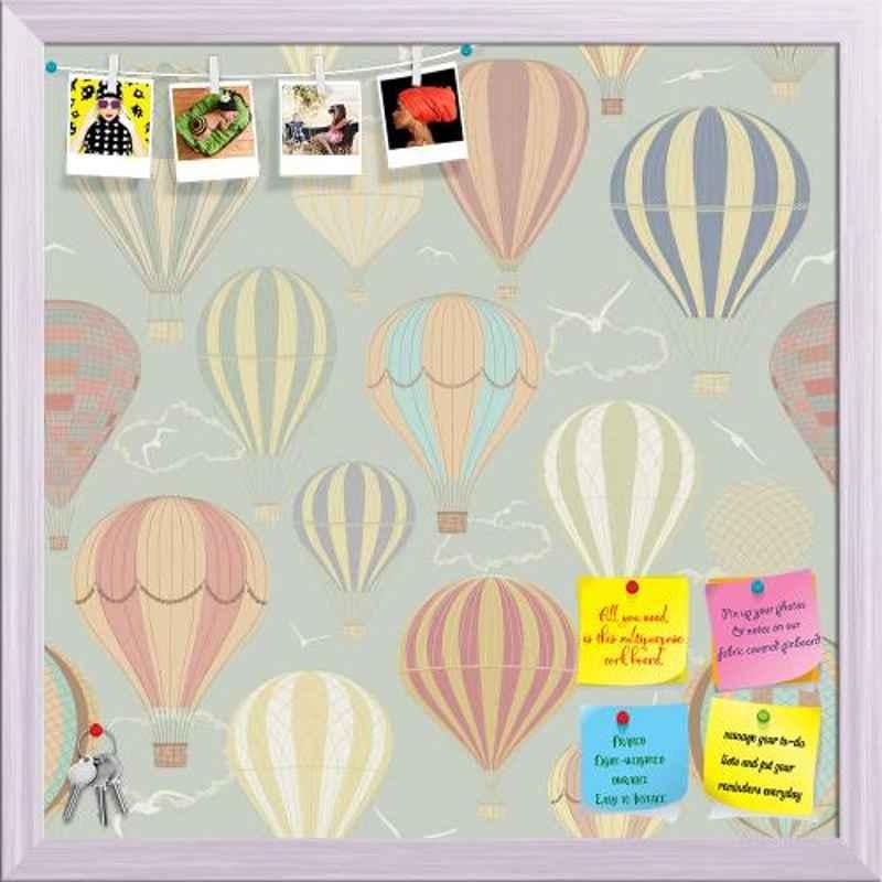 ArtzFolio 71.1x71.1x1cm White Printed Bulletin Notice Pin Soft Board, AZSAO9534140BLB_FR_L_05_WH