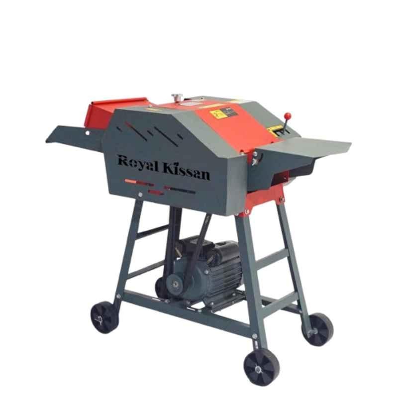 Royal Kissan 2.2kW Semi-Automatic Single Phase Chaff Cutter, Capacity: 2000 kg/hr
