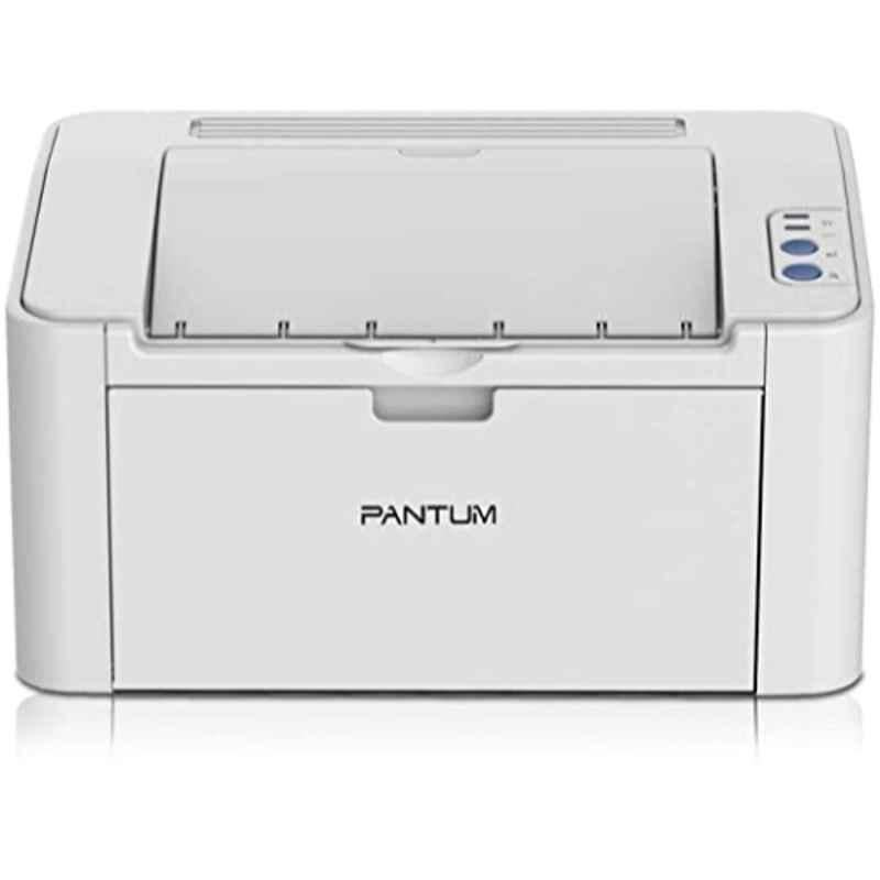 Pantum P2210 Single Function Monochrome Laser Printer, USB, Cost Effective Printing for Home & Office Use, 20ppm, Grey