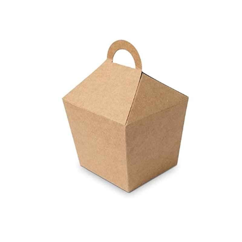 UDBHAV IDDIEN INC 3.5x3.5x3.5 inch 300 GSM Brown Kraft Paper Box, UI-108-10 (Pack of 10)