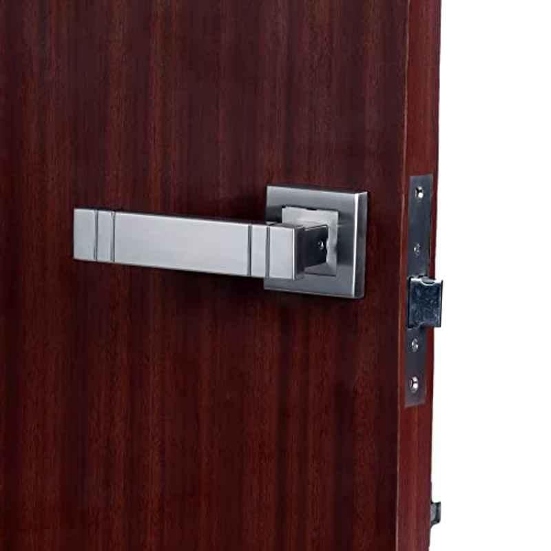 Saze Spacio Stainless Steel 304 Matt Finish Heavy Duty Mortise Door Lock with Bolt Latch & Pull Handle for Home & Office, SZ-SPACIO-BT