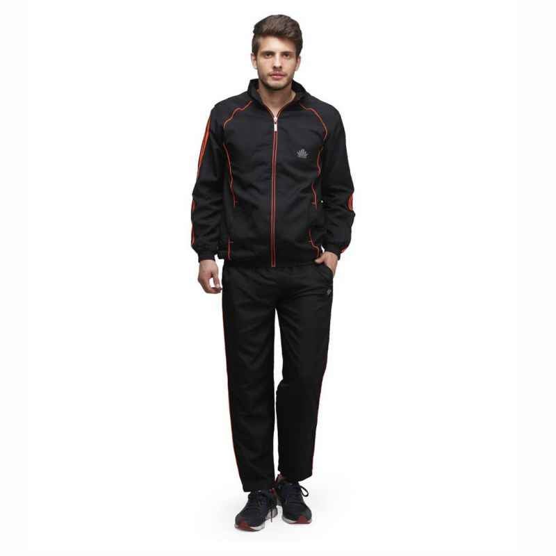 Abloom 134 Black & Orange Tracksuit, Size: XL