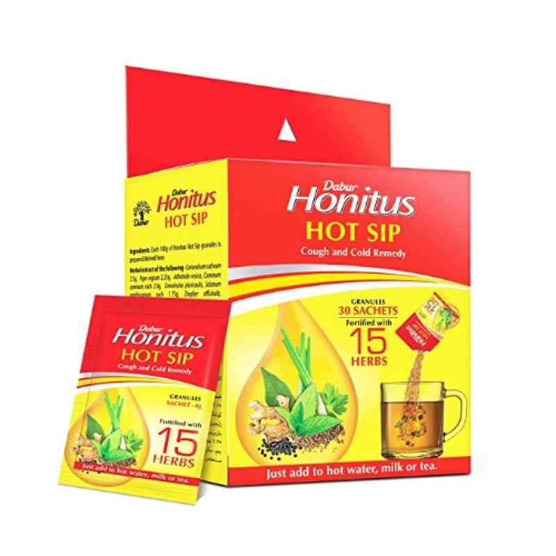 Dabur 4g Honitus Hotsip Sachet Box, D356354 (Pack of 30)