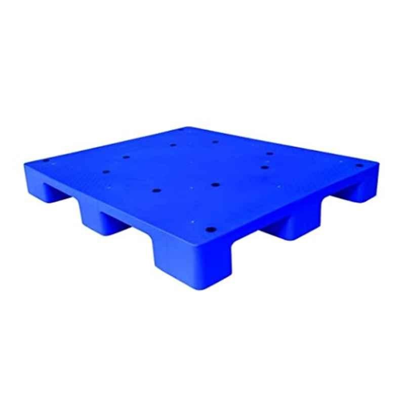 SEL 1MT Plastic Blue Flat Top Pallet, PS007