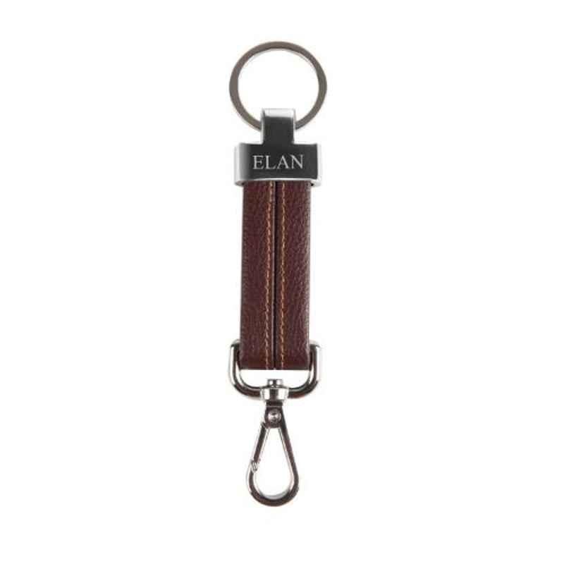 Elan 2.5x0.6x12.5cm Brown Chain Key, EFK-5131-BR