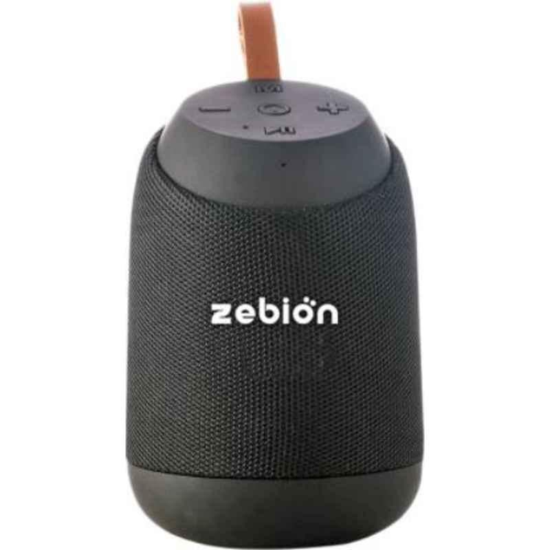 Zebion Sathee 10W Black Stereo Channel Wireless Bluetooth Speaker