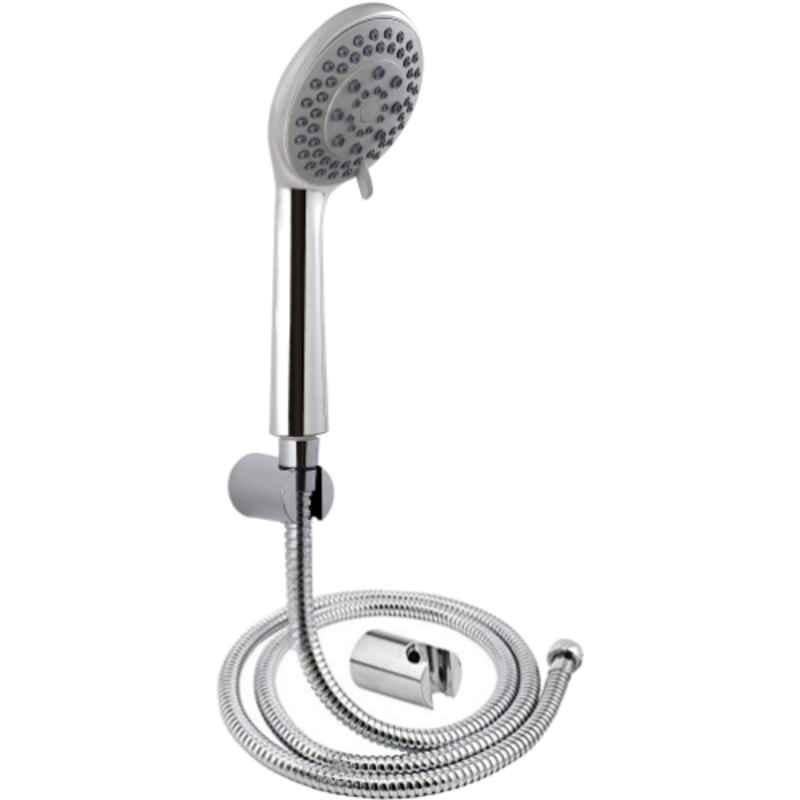 Prestige MONTO 3 Pcs Brass Chrome Finish Hand Shower, 1.5m Stainless Steel Tube & Hook Set, B-02